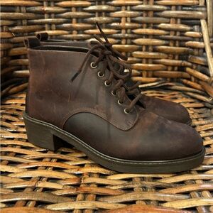 G.H. Bass & Co. Women's Brown Lace Up Boots . Never worn !